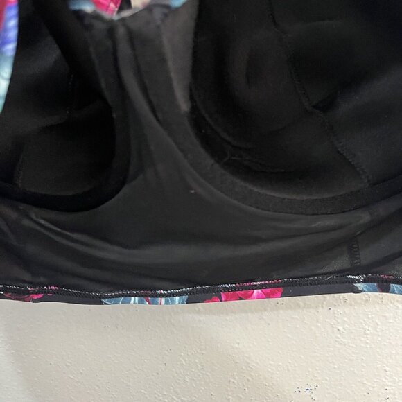 Torrid Swimsuit Top One Piece Floral Tropical Pattern Women 3X - Picture 7 of 11